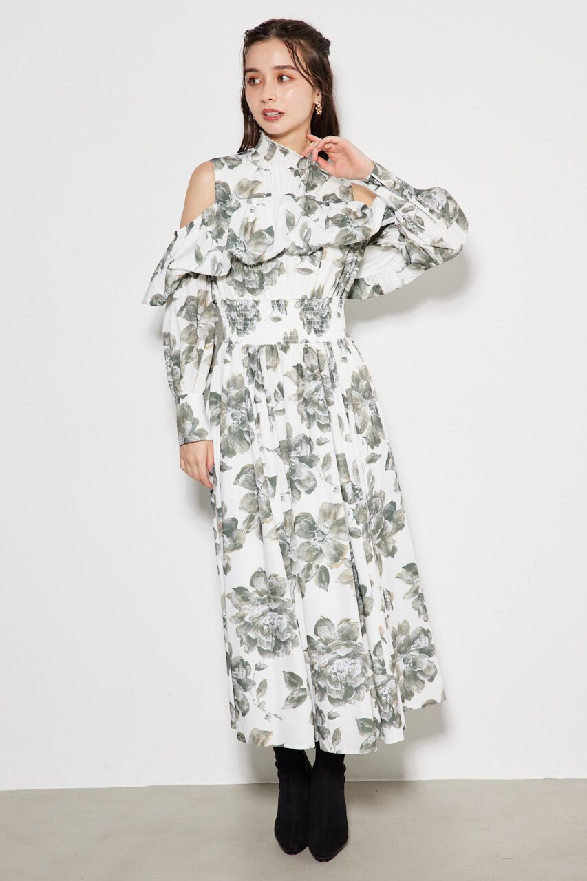 rienda「バルーンフリルフレアOP」|ワンピース|