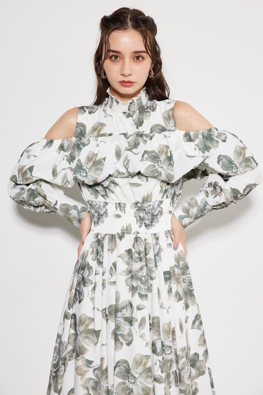 rienda「バルーンフリルフレアOP」|ワンピース|