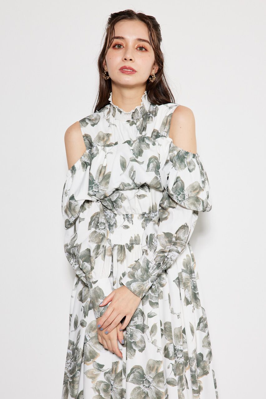 rienda「バルーンフリルフレアOP」|ワンピース|