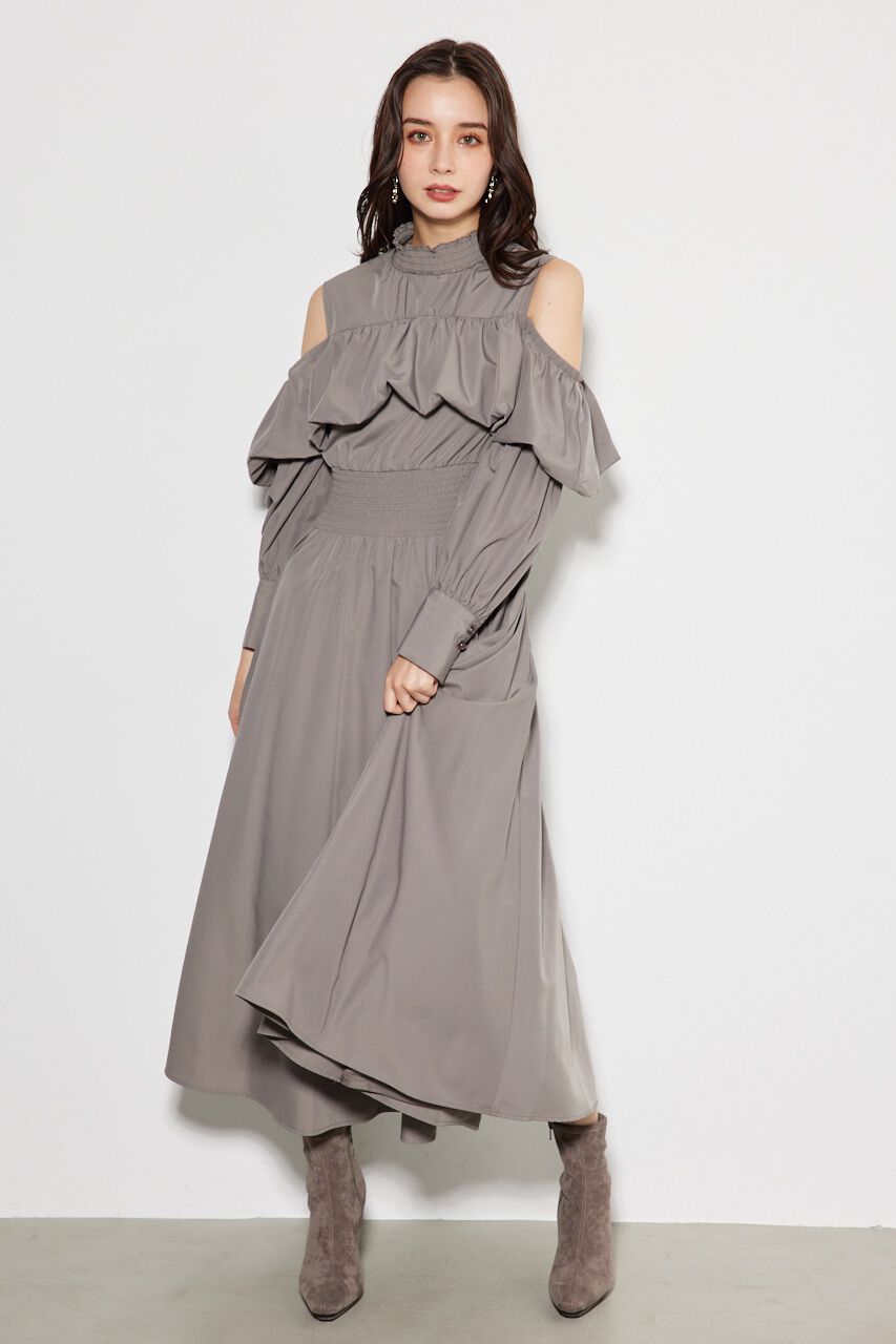 rienda「バルーンフリルフレアOP」|ワンピース|