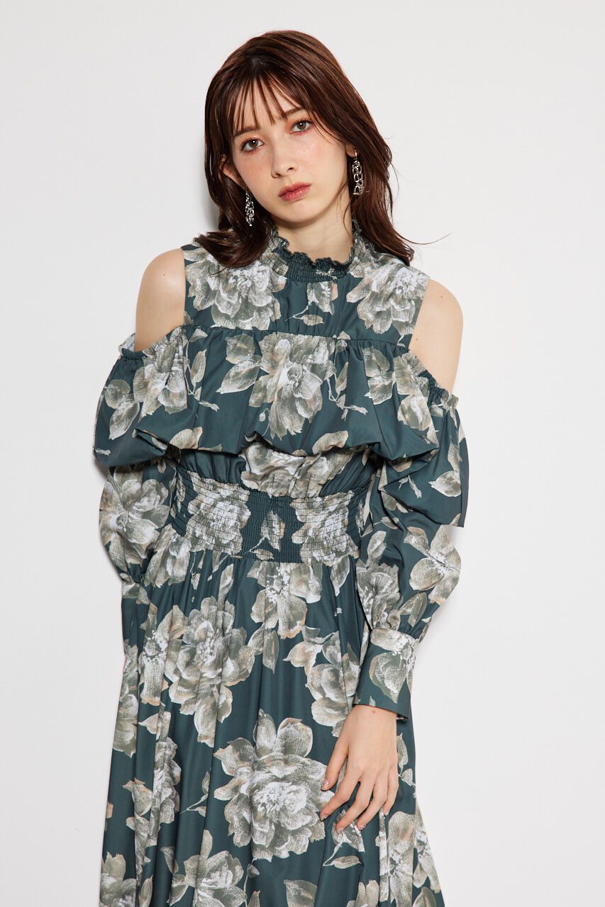 rienda「バルーンフリルフレアOP」|ワンピース|