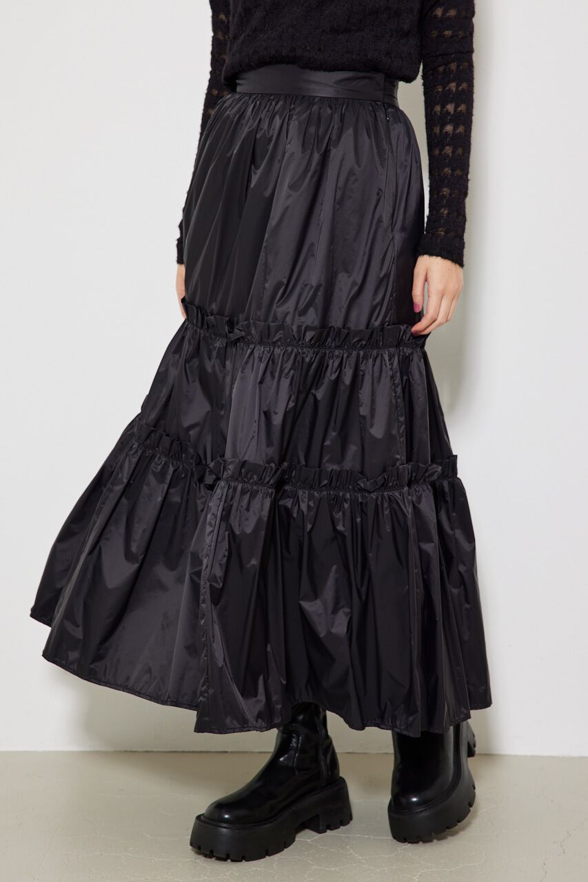 rienda「シャイニーティアードJ/W SK」|スカート|