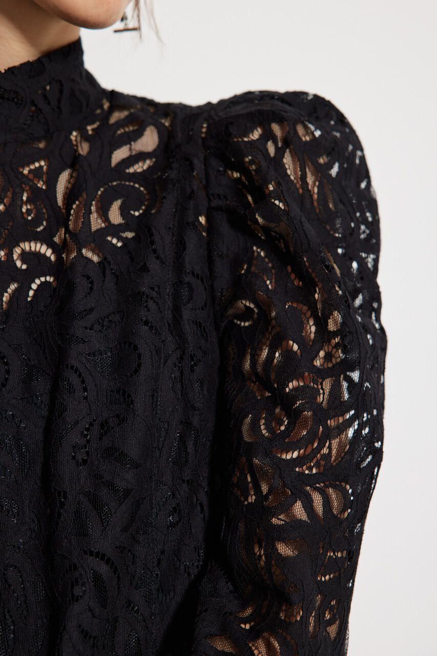 rienda「タックパフSLVレースBLS」|シャツ・ブラウス|