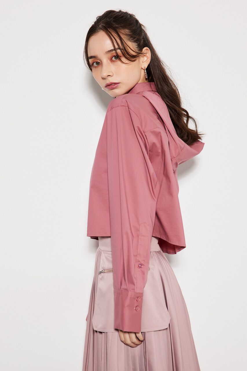 rienda「2WAYフードSH TOP」|シャツ・ブラウス|