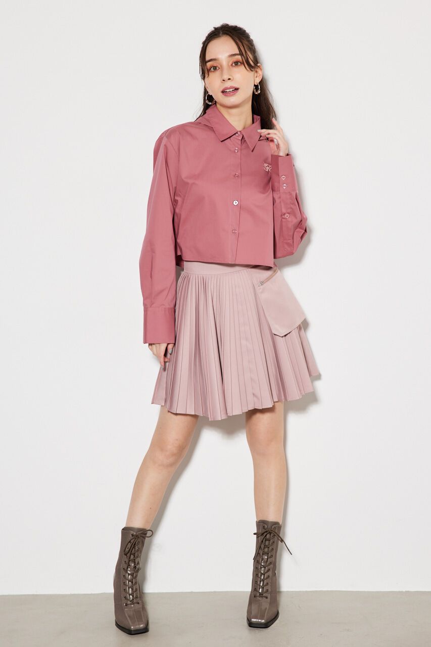 rienda「2WAYフードSH TOP」|シャツ・ブラウス|