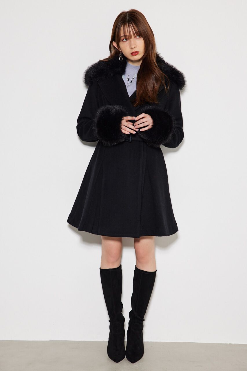 rienda「ウエストフィットエレガントマルチMINI CT」|その他|BLK