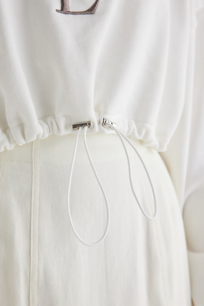 rienda「バルーンヘムロゴスウェットTOP」|Tシャツ・カットソー|