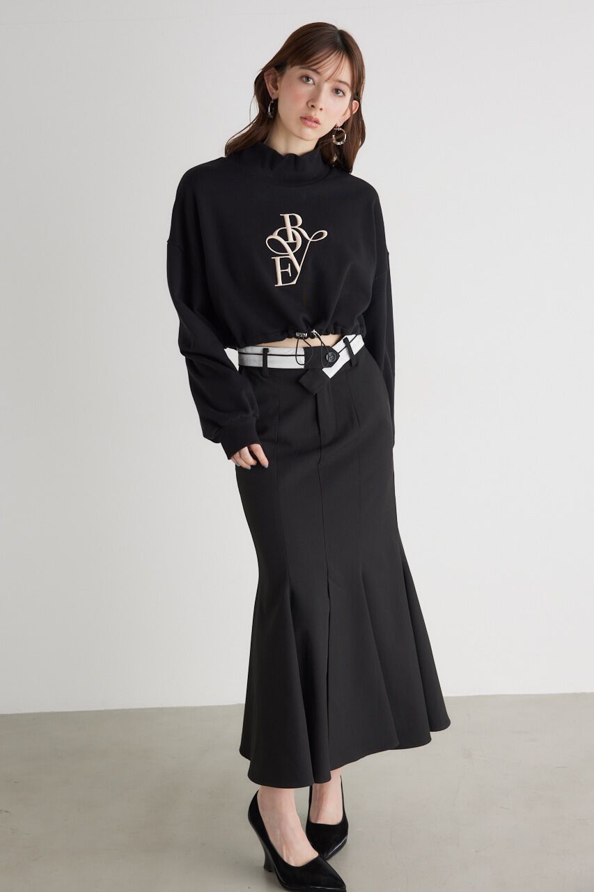 rienda「バルーンヘムロゴスウェットTOP」|Tシャツ・カットソー|