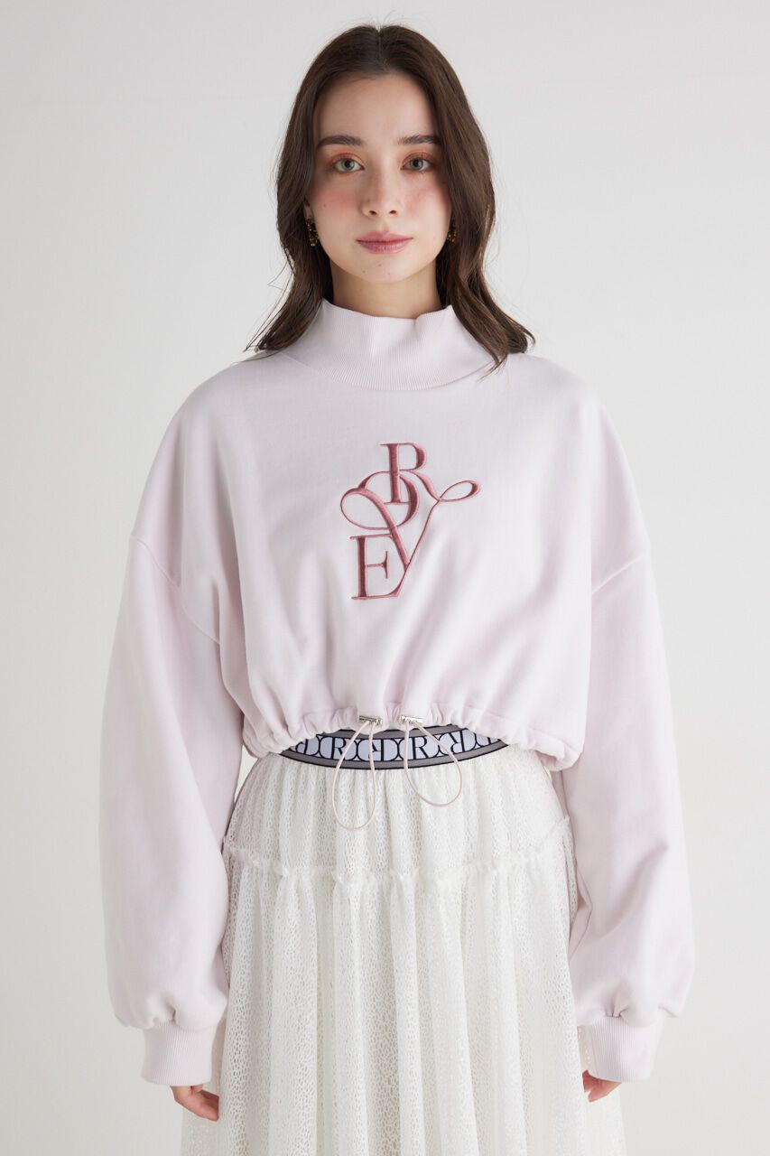 rienda「バルーンヘムロゴスウェットTOP」|Tシャツ・カットソー|