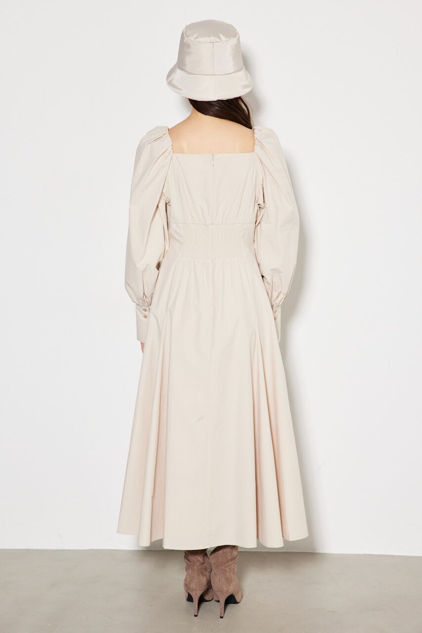 rienda「ボリュームパフSLVフレアOP」|ワンピース|