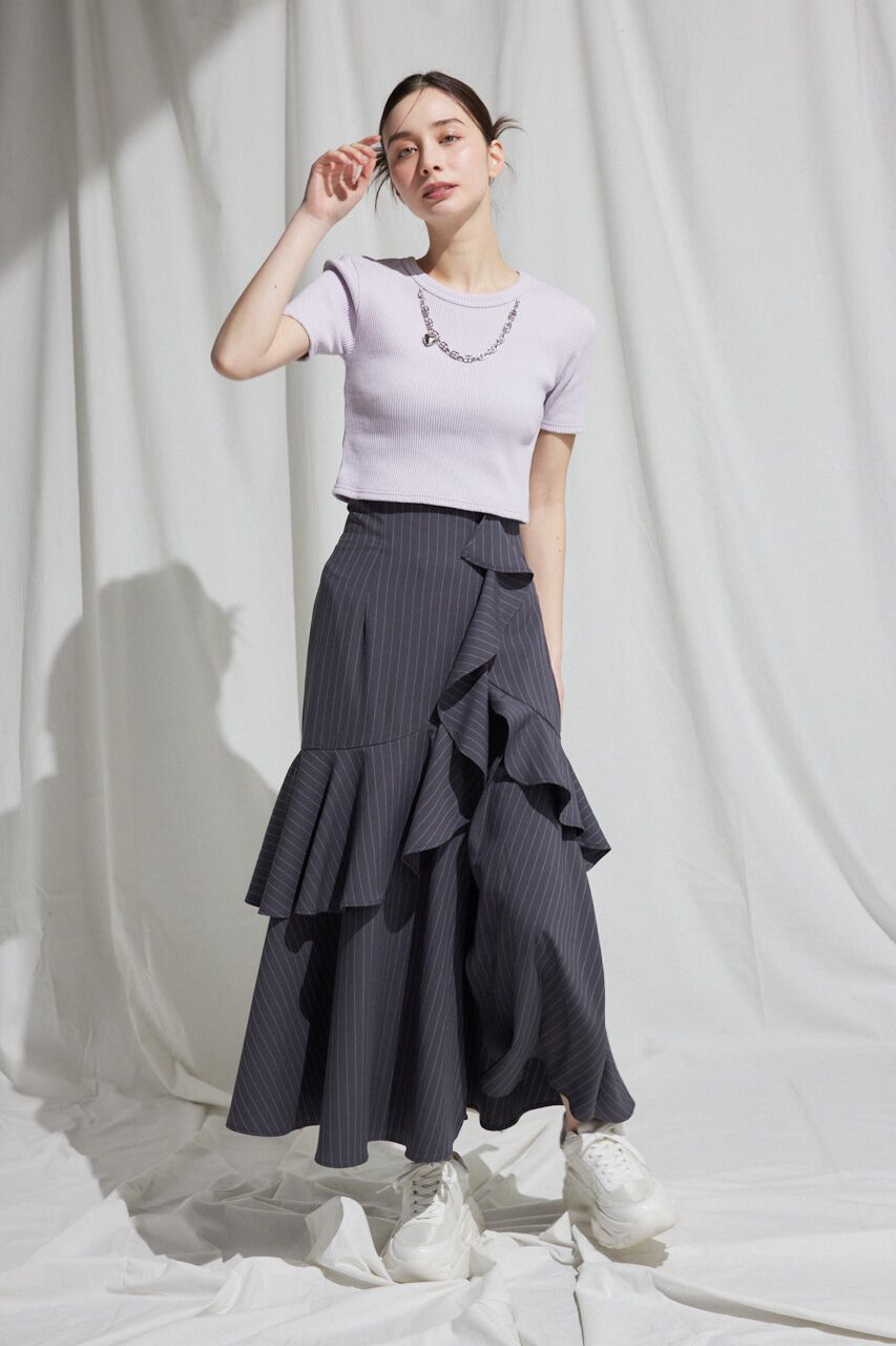 rienda「フリルスリットH/WSSPT」|その他|