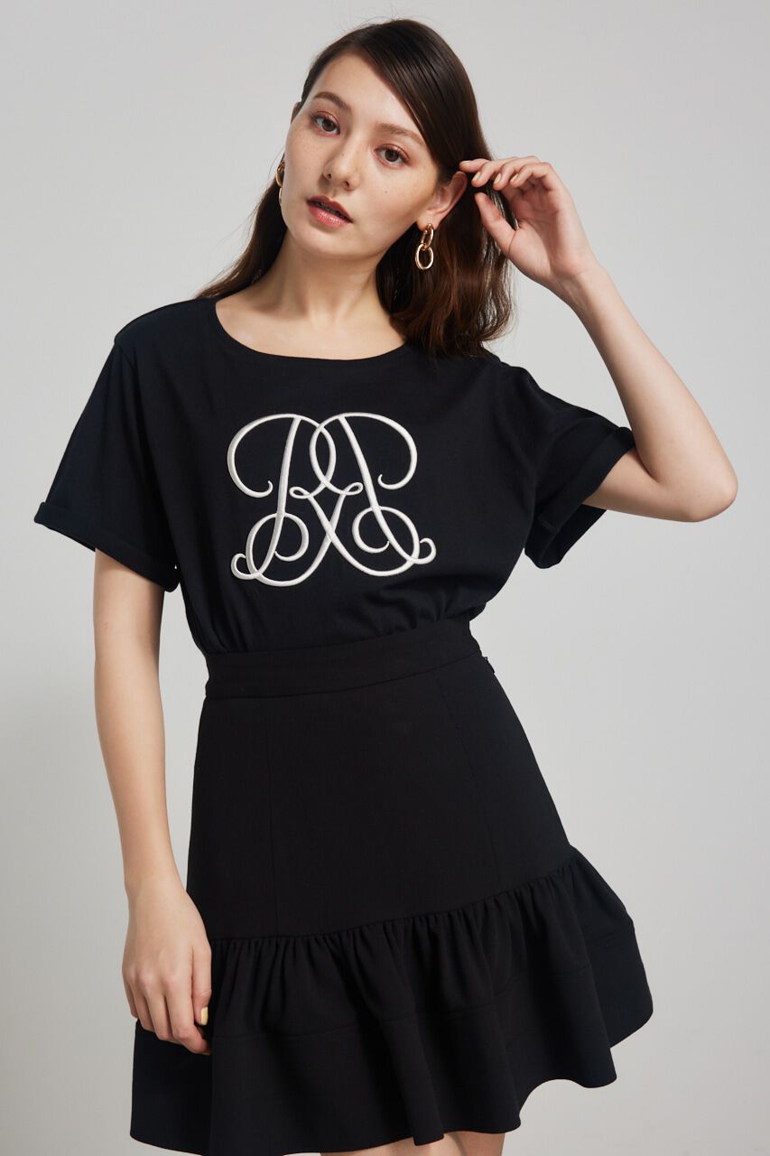 rienda「WRR Tシャツ」|Tシャツ・カットソー|BLK