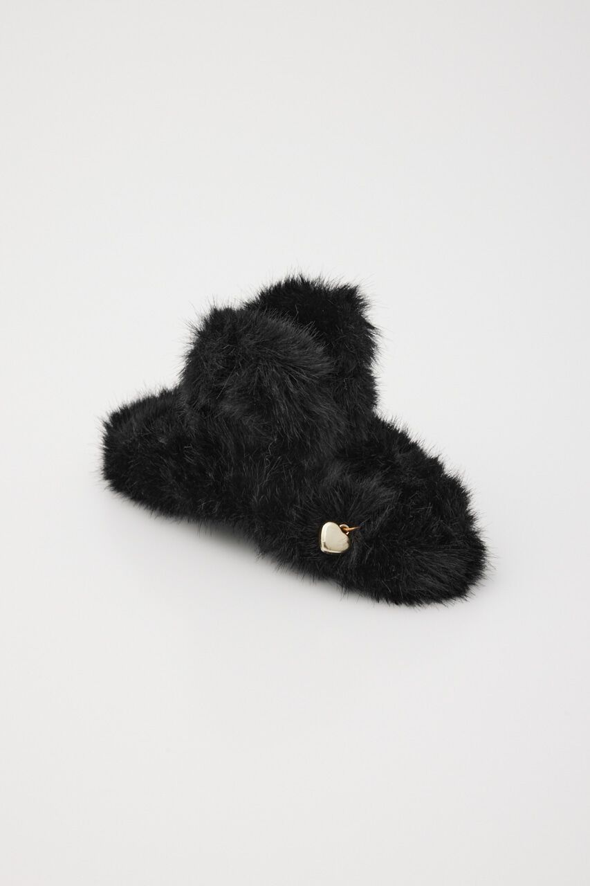 rienda「ショートフェイクファーヘアクリップ」|その他|