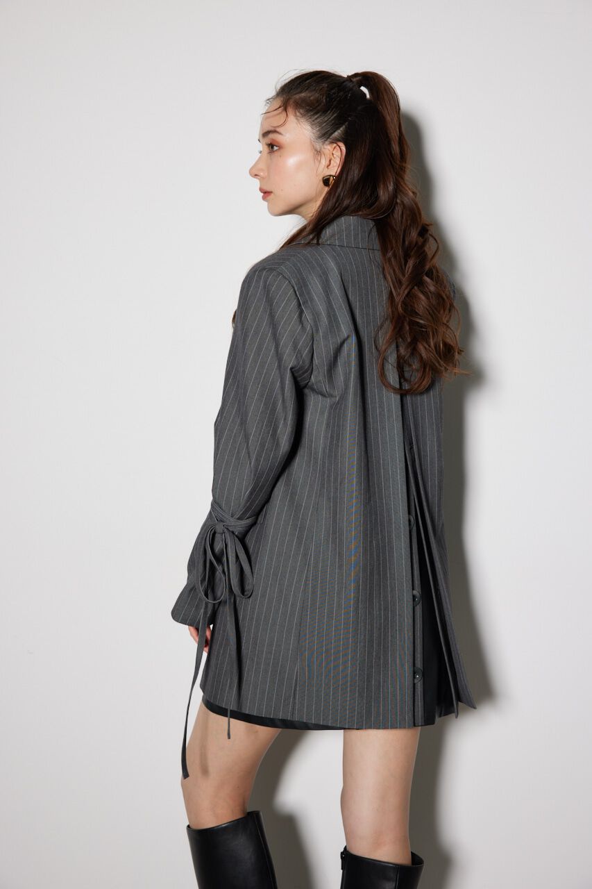 rienda「ストライプシングルテーラージャケット」|その他|