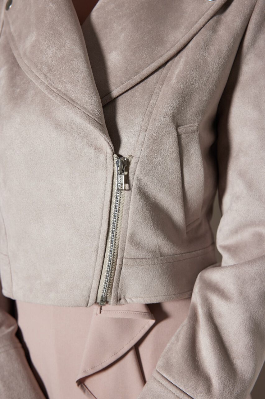 rienda「24AWフェイクスエードライダースジャケット」|その他|