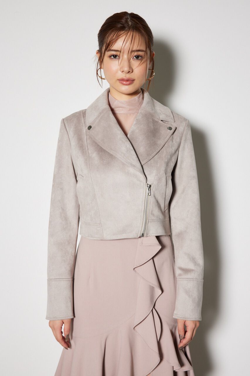 rienda「24AWフェイクスエードライダースジャケット」|その他|