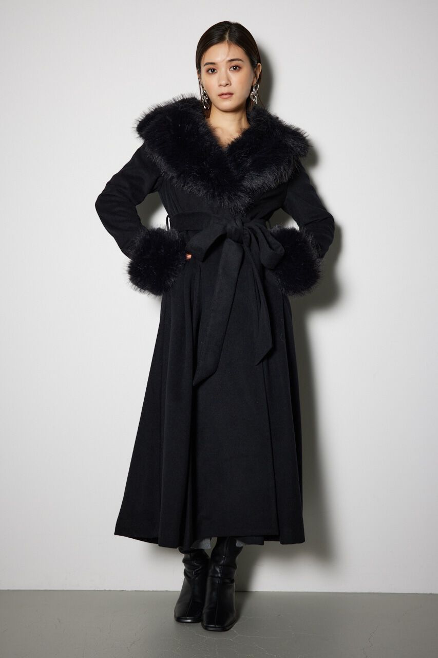 rienda「ウールMIXクラッシィドレスコート」|その他|