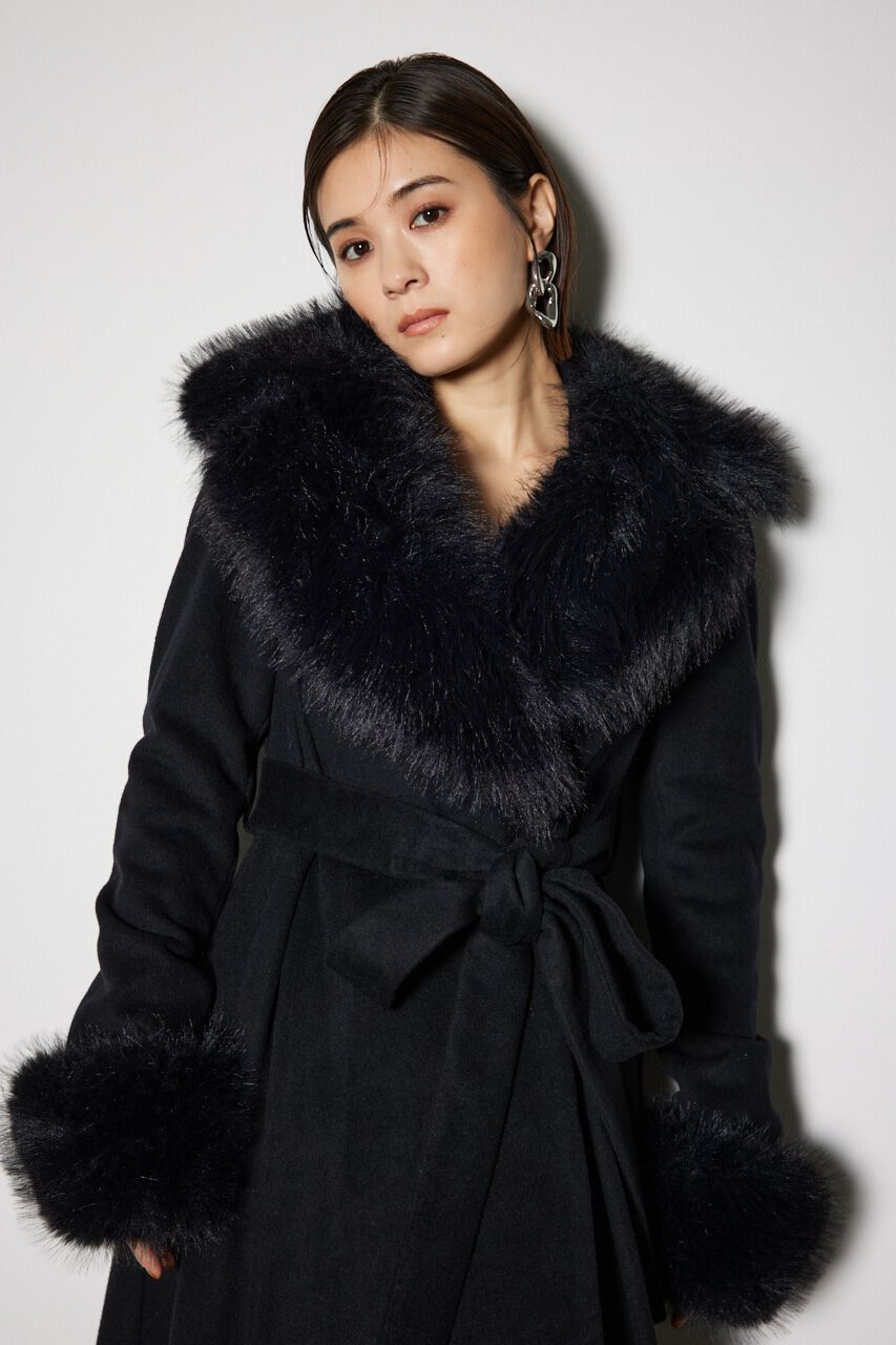 rienda「ウールMIXクラッシィドレスコート」|その他|