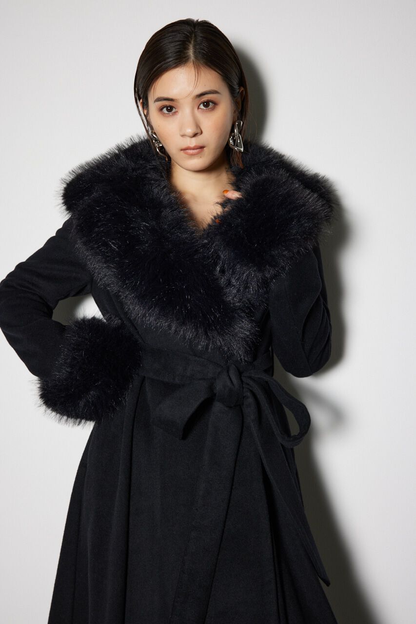 rienda「ウールMIXクラッシィドレスコート」|その他|