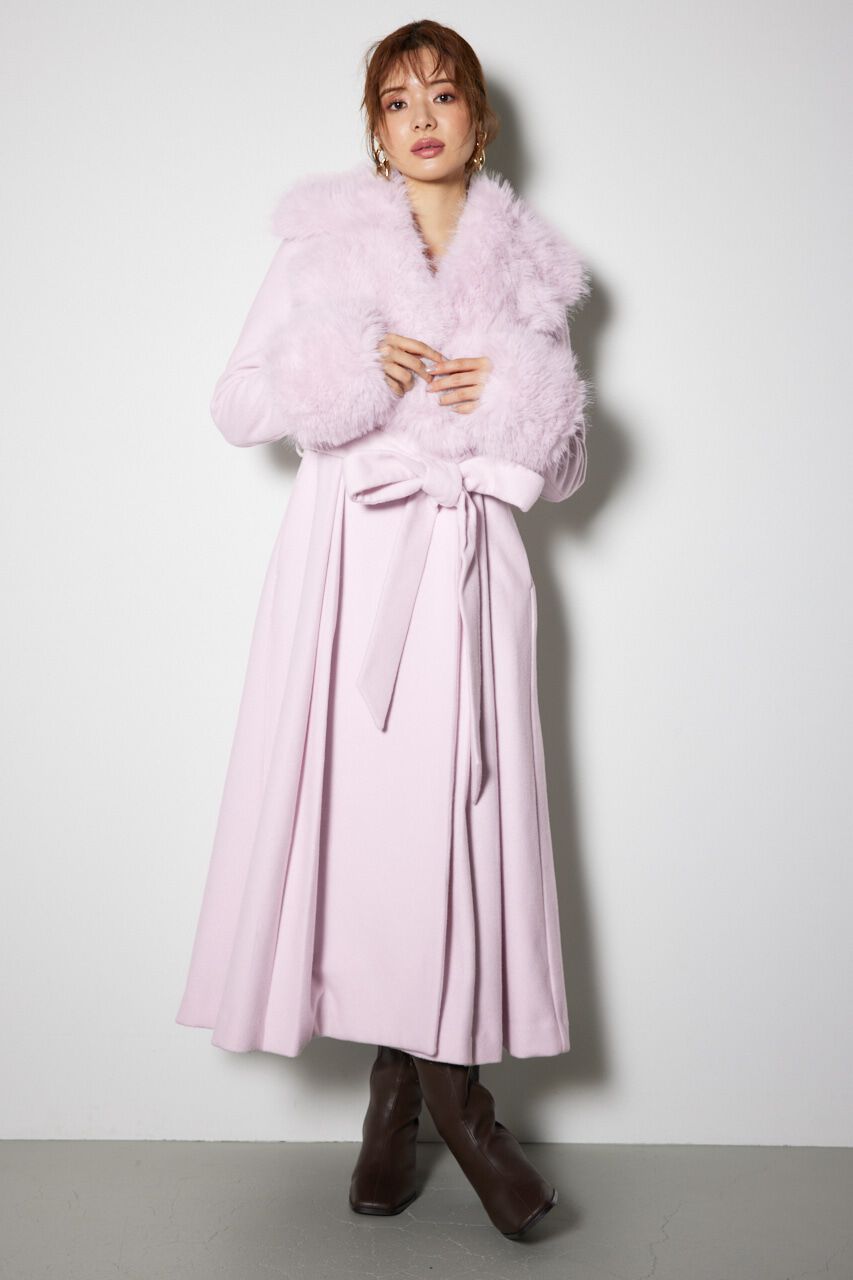 rienda「ウールMIXクラッシィドレスコート」|その他|PNK