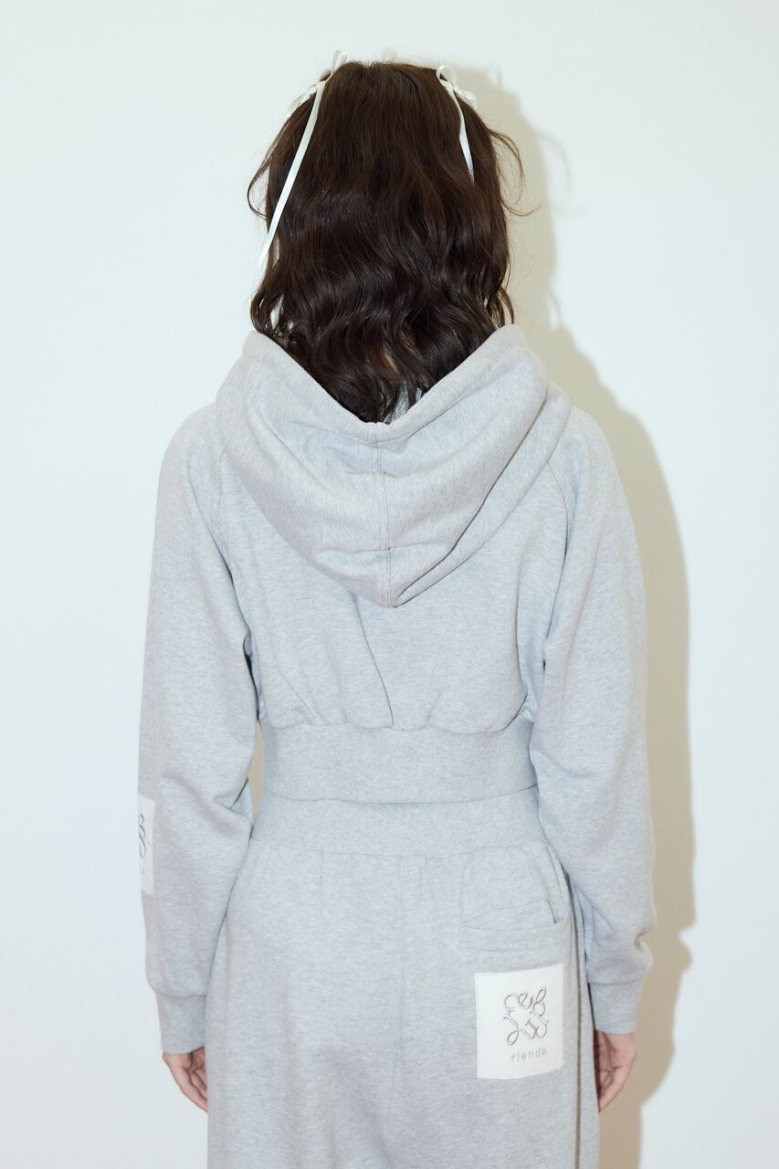 rienda「Rパッチ付きレディーススウェットトップス」|パーカー|