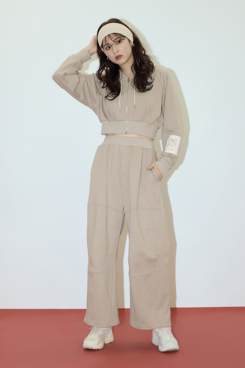 rienda「Rパッチ付きユニセックススウェットパンツ」|その他|