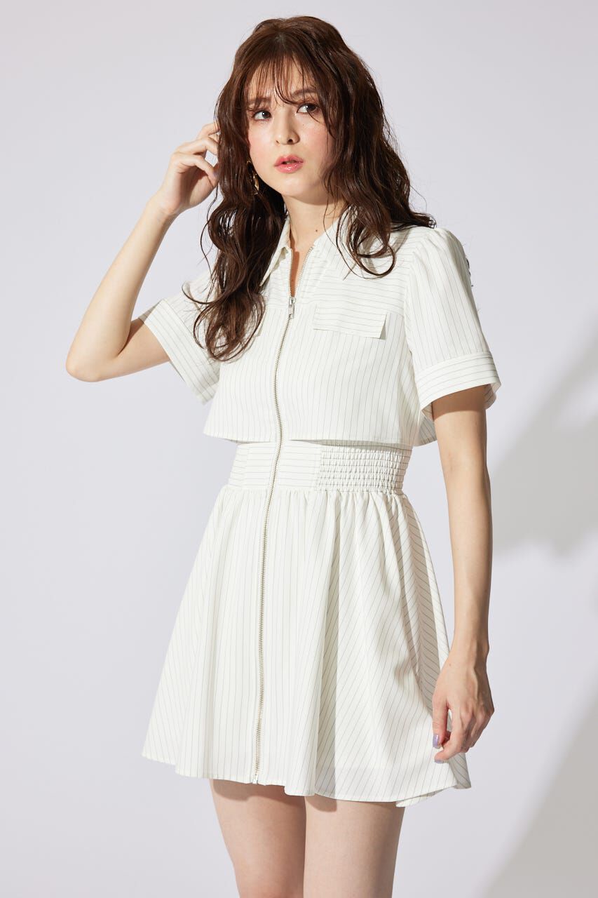 rienda「バストフレアミニワンピース」|ワンピース|