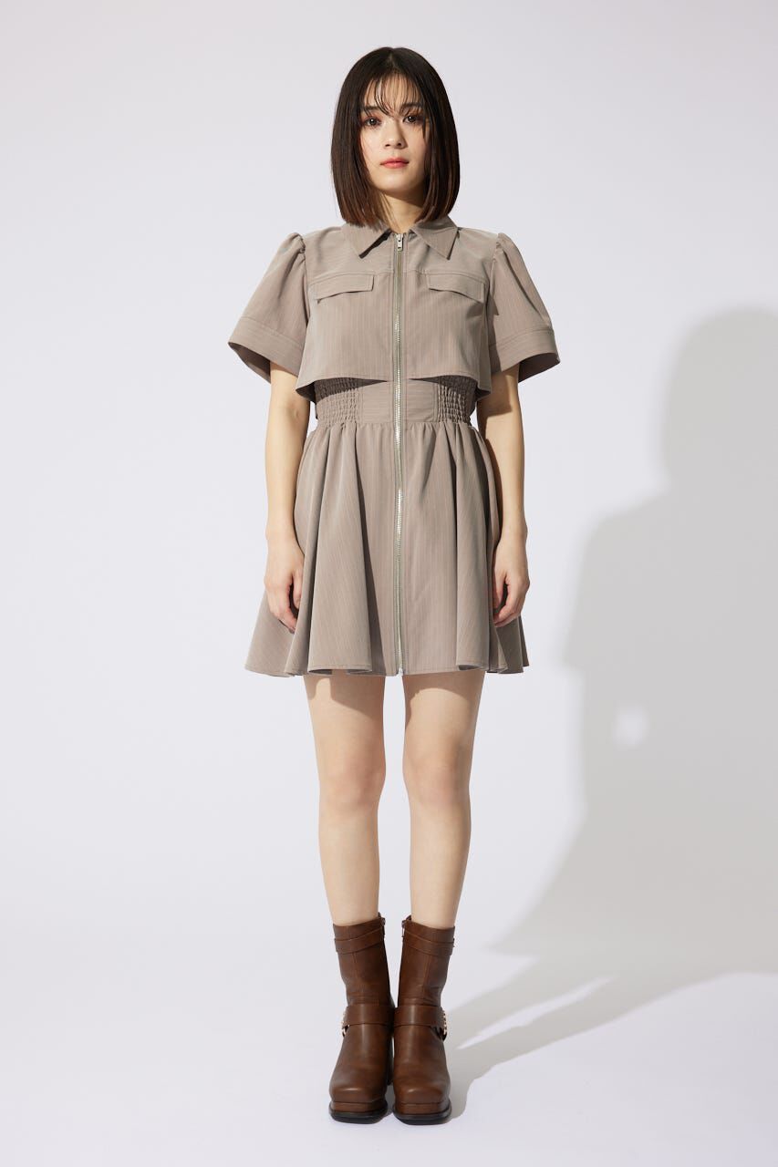 rienda「バストフレアミニワンピース」|ワンピース|