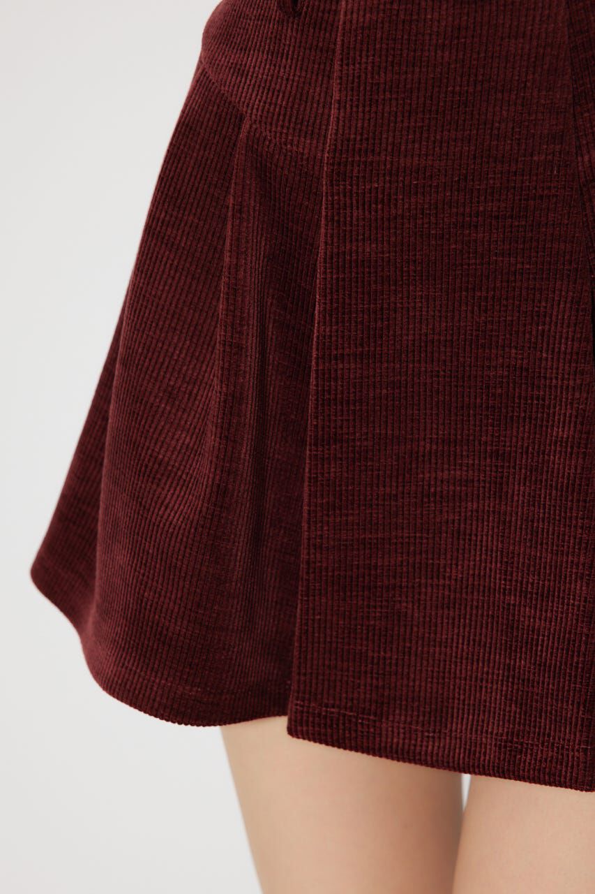 rienda「ボンディングコーデュロイミニスコートショートパンツ」|その他|