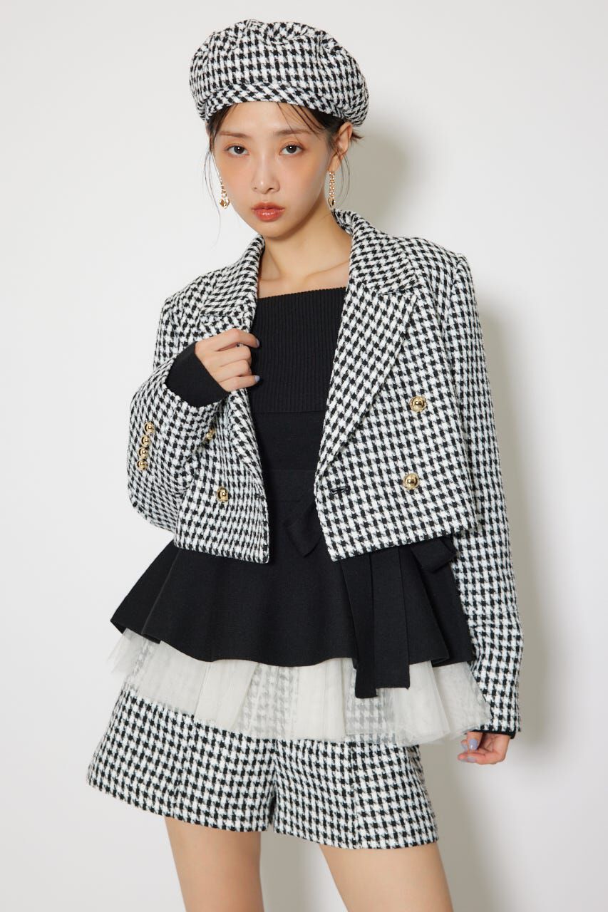 rienda「ツイードショートジャケット」|その他|