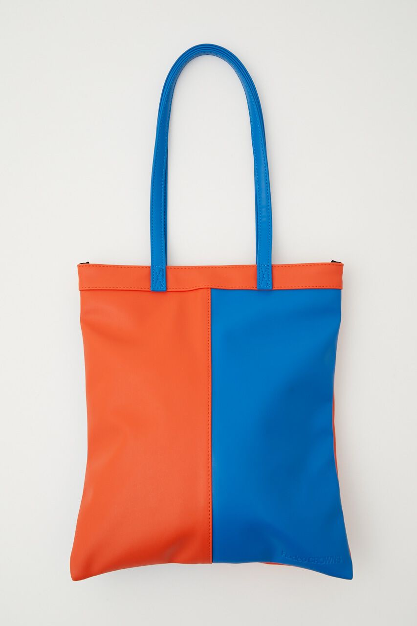 RODEO CROWNS「バイカラーフォーレザートート」|その他|柄BLU5