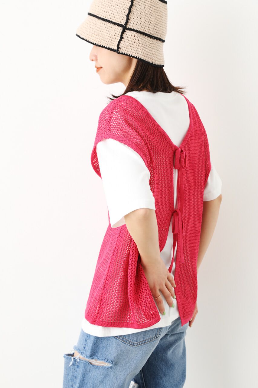 RODEO CROWNS「2WAYメッシュニットベスト&TシャツSET」|ニット・セーター|