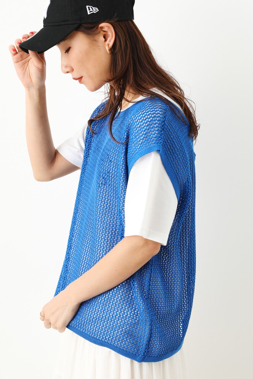 RODEO CROWNS「2WAYメッシュニットベスト&TシャツSET」|ニット・セーター|