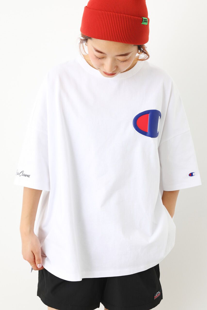 RODEO CROWNS「Champion ワイドボックスTシャツ」|Tシャツ・カットソー|WHT