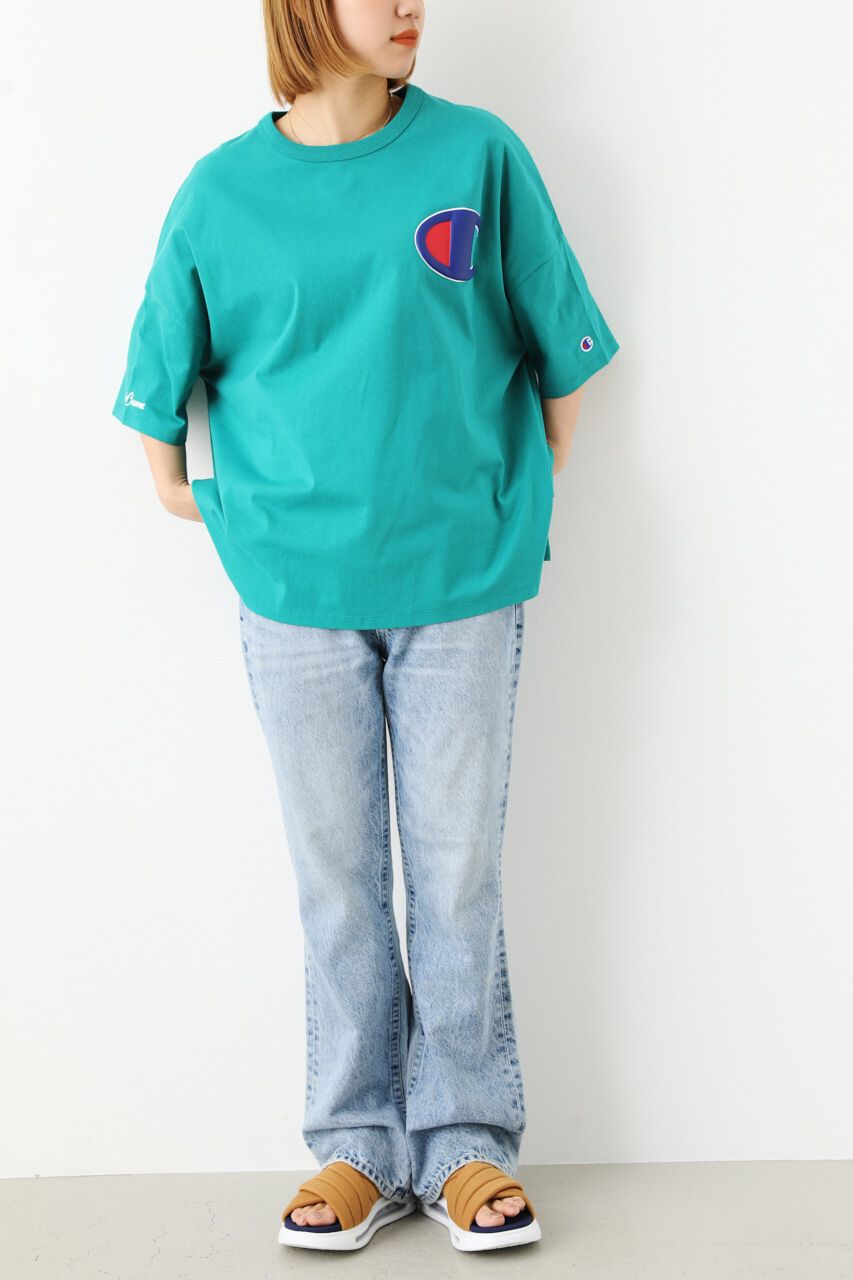 RODEO CROWNS「Champion ワイドボックスTシャツ」|Tシャツ・カットソー|