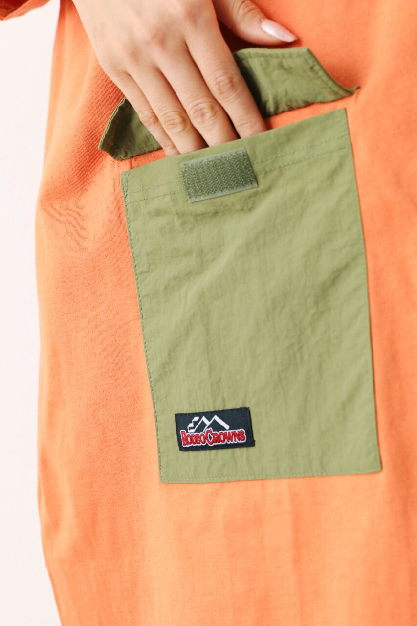 RODEO CROWNS「O/D ナイロンポケットワンピース」|ワンピース|