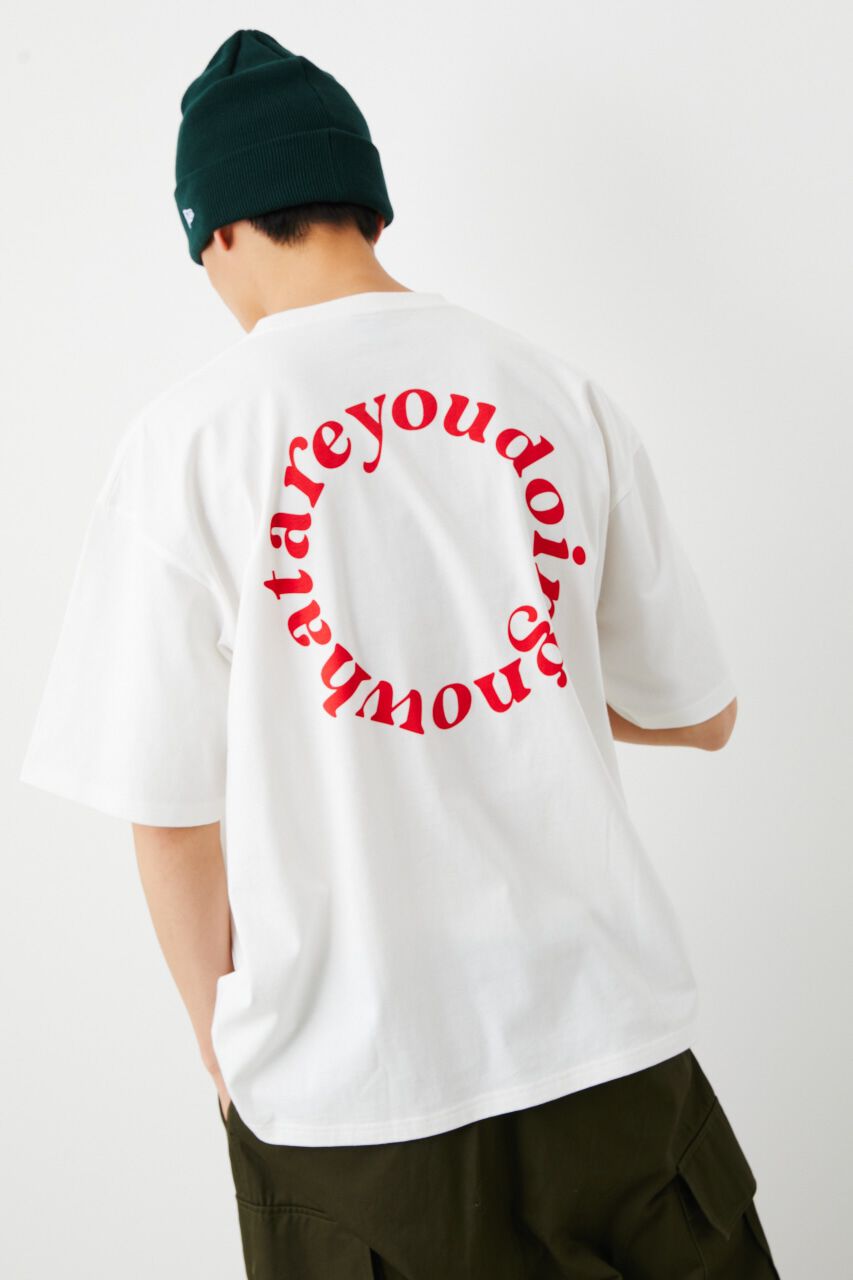 RODEO CROWNS「サークルメッセージTシャツ」|Tシャツ・カットソー|O/WHT1