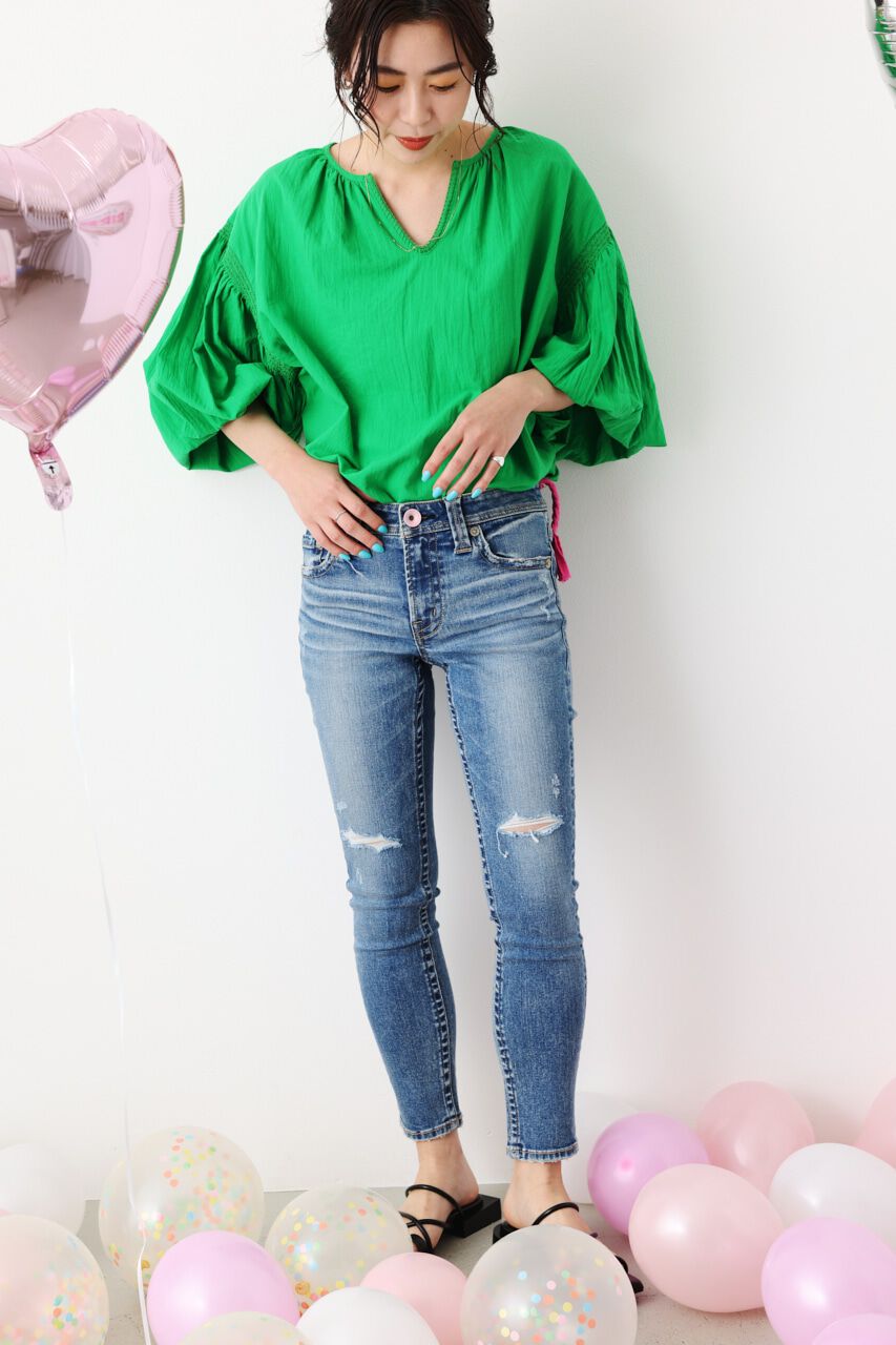 RODEO CROWNS「R&K TYPE2 CRASH スキニー」|デニム|