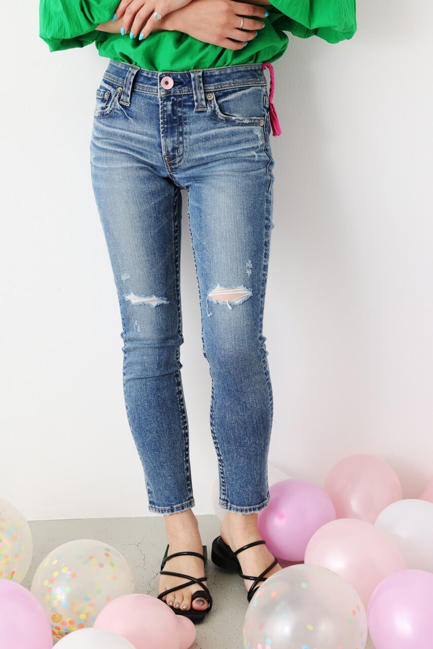 RODEO CROWNS「R&K TYPE2 CRASH スキニー」|デニム|