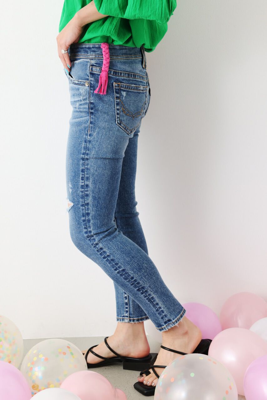 RODEO CROWNS「R&K TYPE2 CRASH スキニー」|デニム|