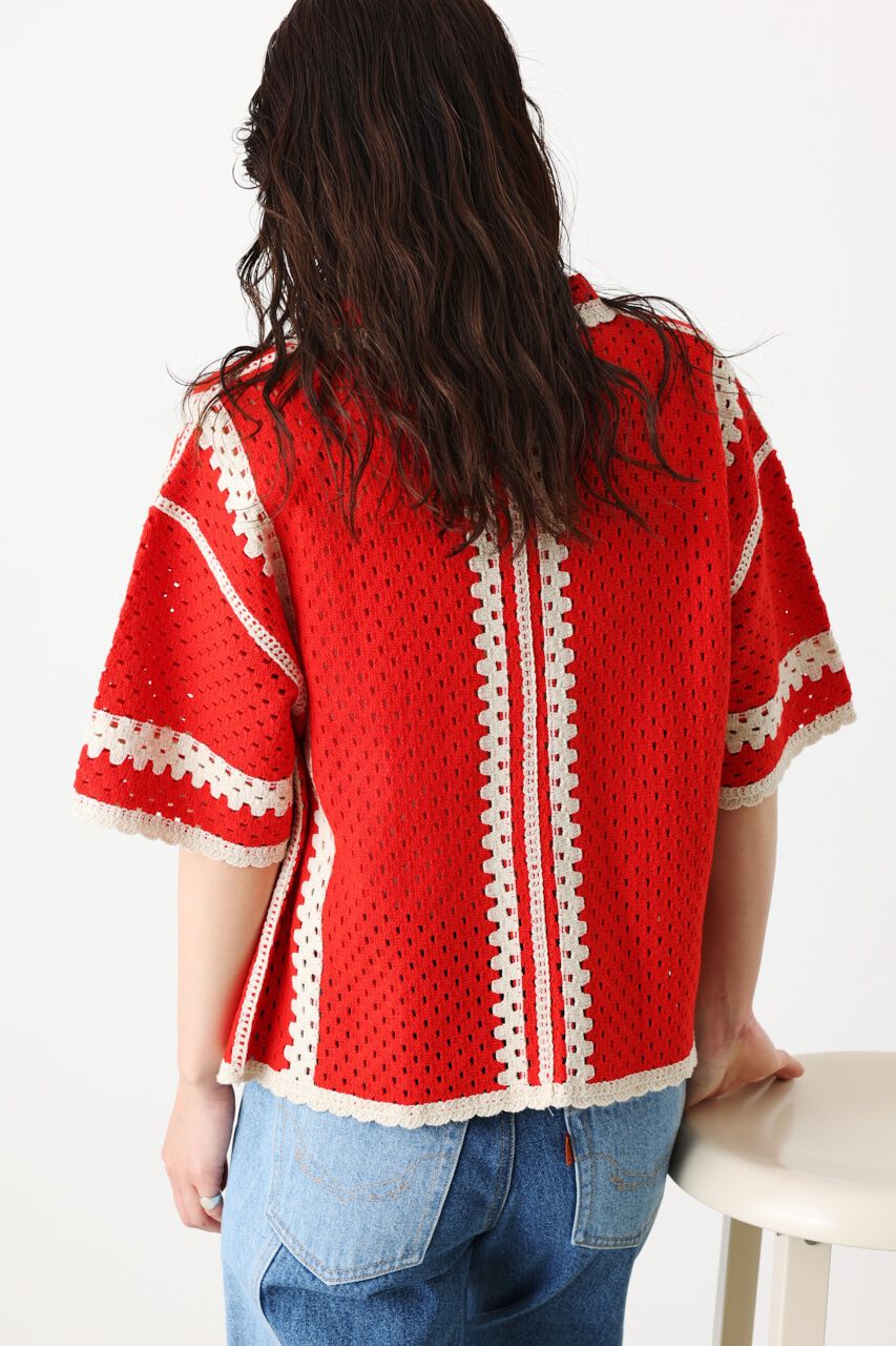 RODEO CROWNS「クロシェカーディガン」|カーディガン|