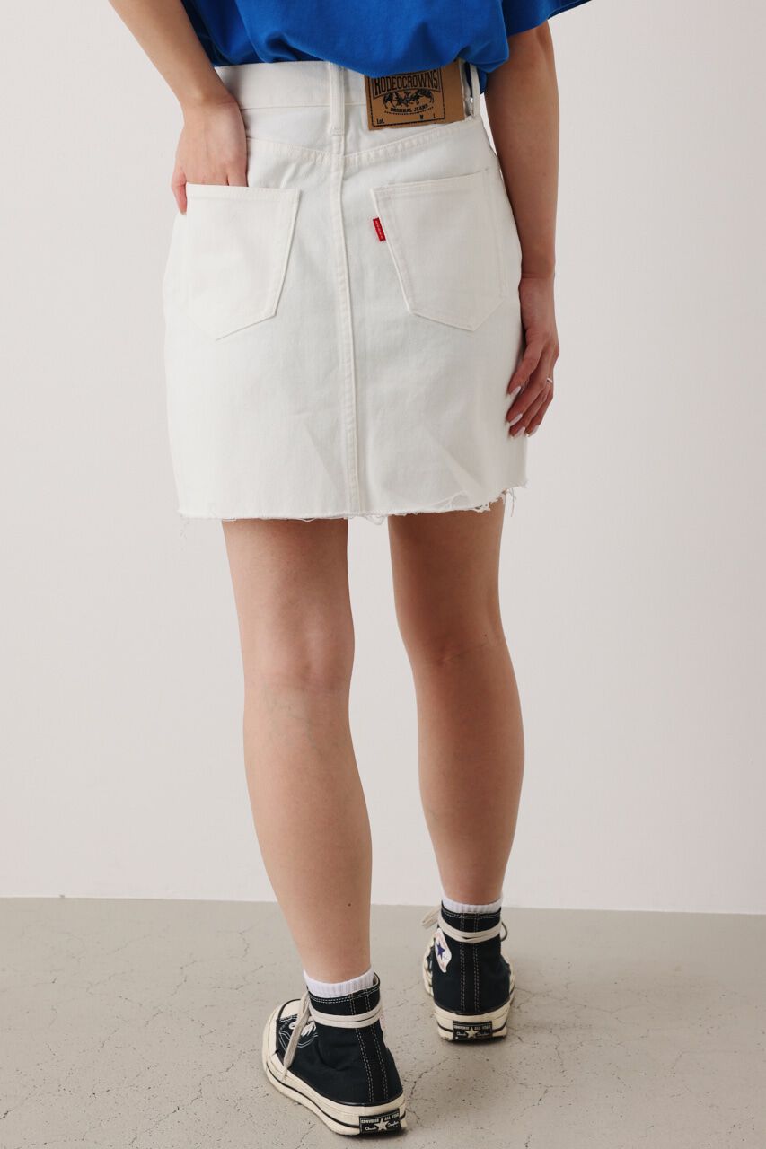 RODEO CROWNS「V／L デニムショートスカート」|スカート|
