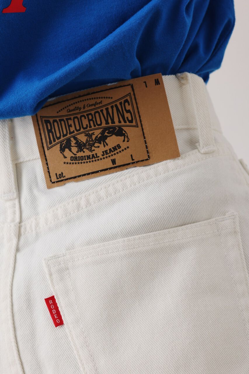 RODEO CROWNS「V／L デニムショートスカート」|スカート|