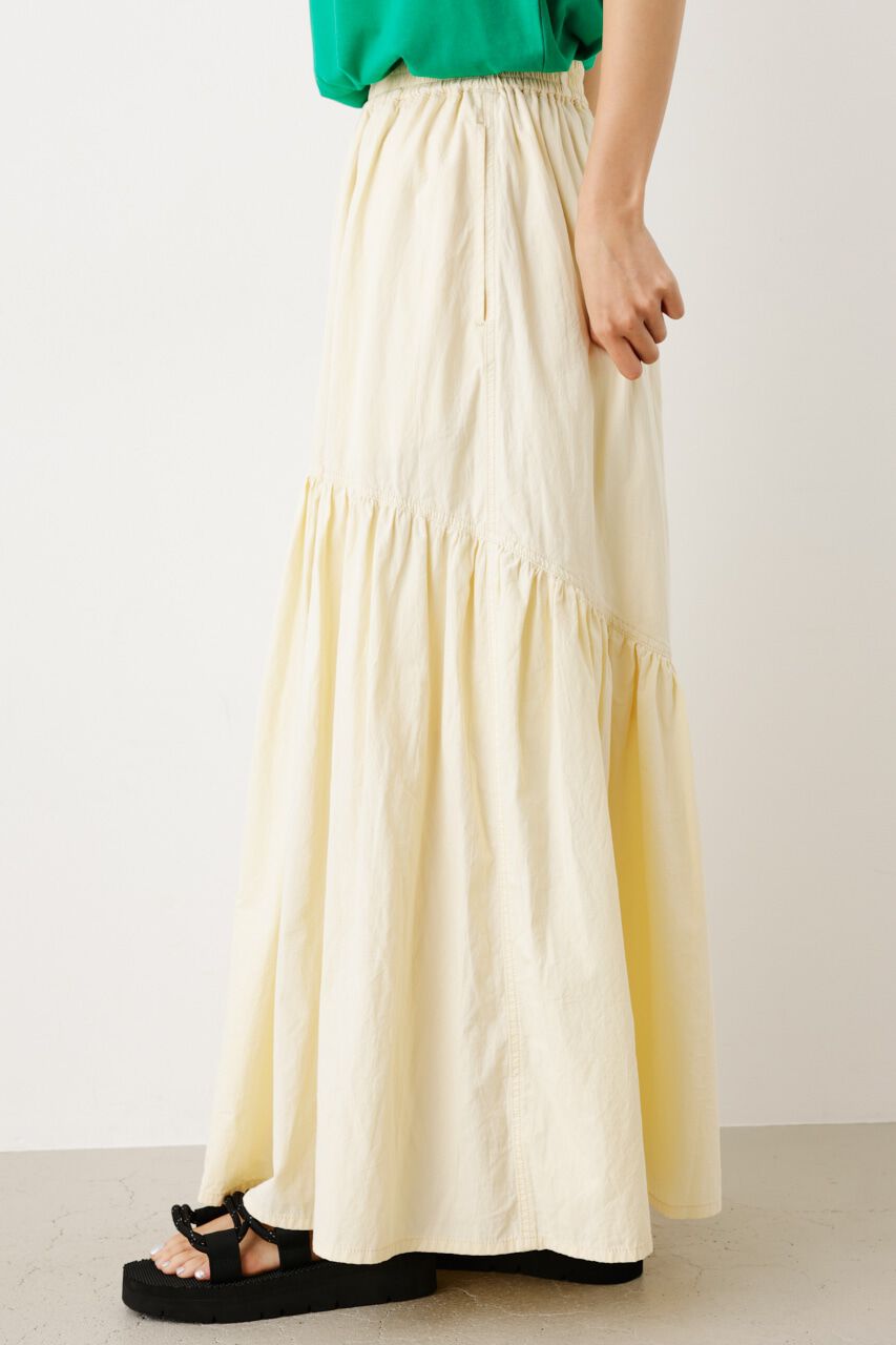 RODEO CROWNS「ギャザー切り替えロングスカート」|スカート|