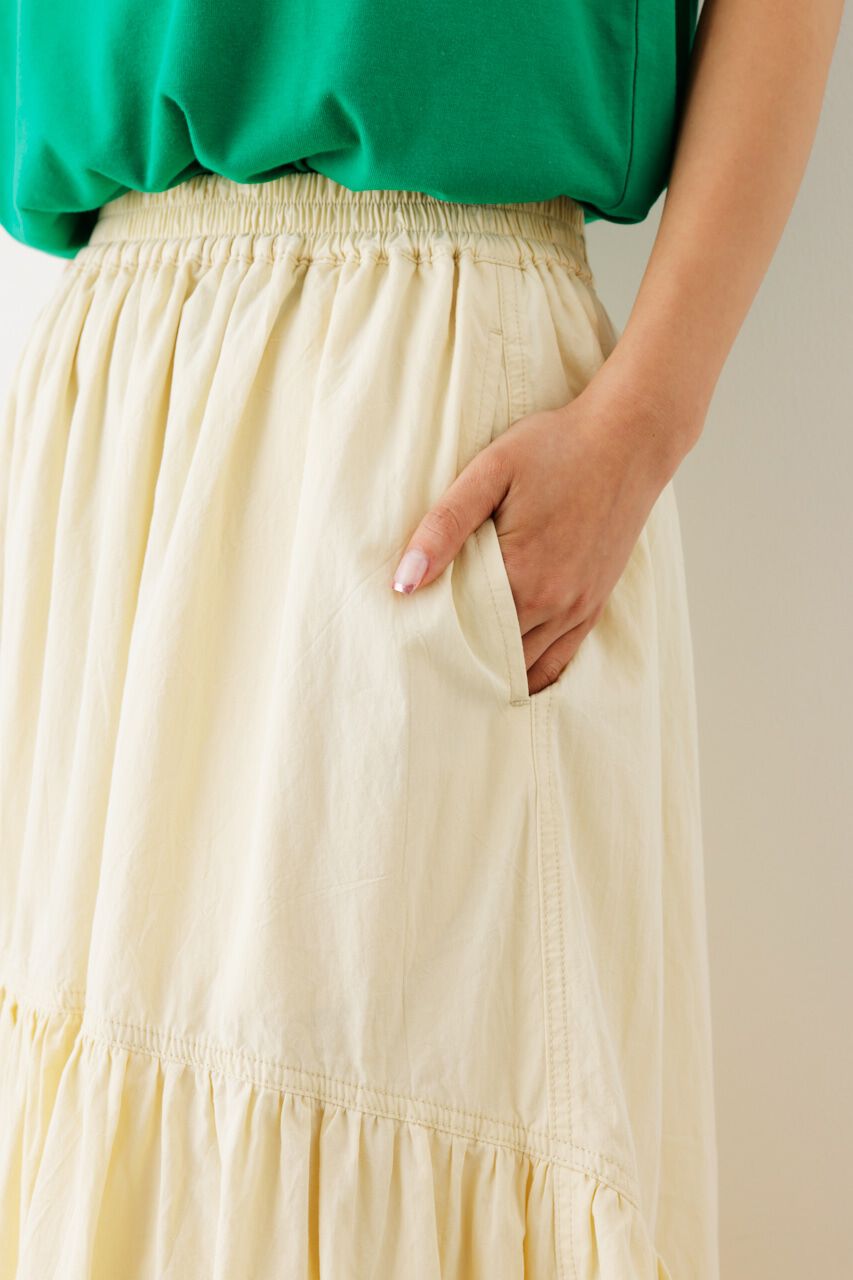 RODEO CROWNS「ギャザー切り替えロングスカート」|スカート|