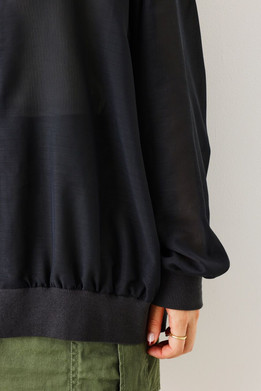 RODEO CROWNS「ボリュームスリーブシアーブルゾン」|ブルゾン・スタジャン|