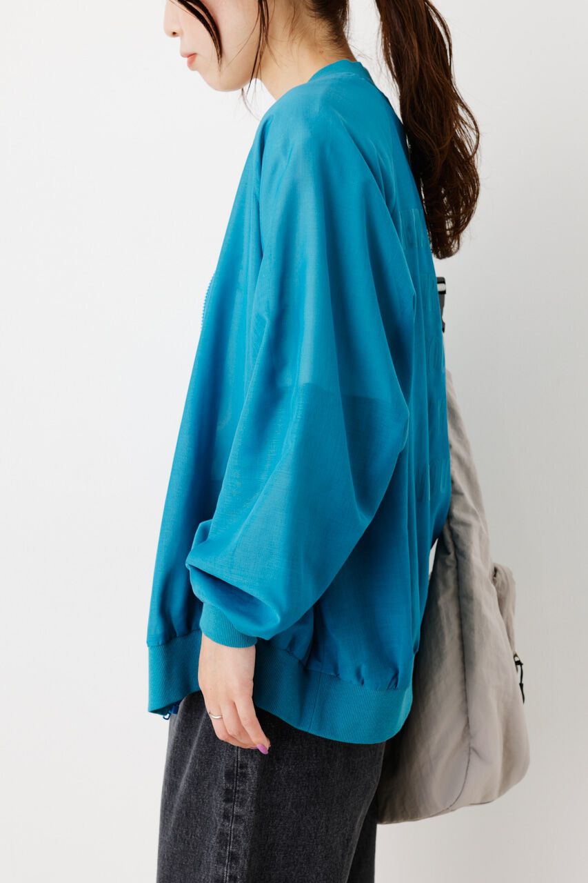 RODEO CROWNS「ボリュームスリーブシアーブルゾン」|ブルゾン・スタジャン|