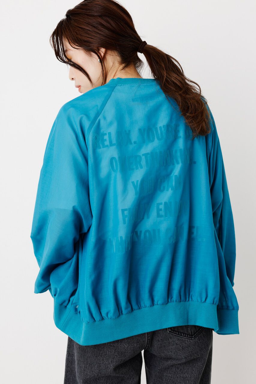 RODEO CROWNS「ボリュームスリーブシアーブルゾン」|ブルゾン・スタジャン|