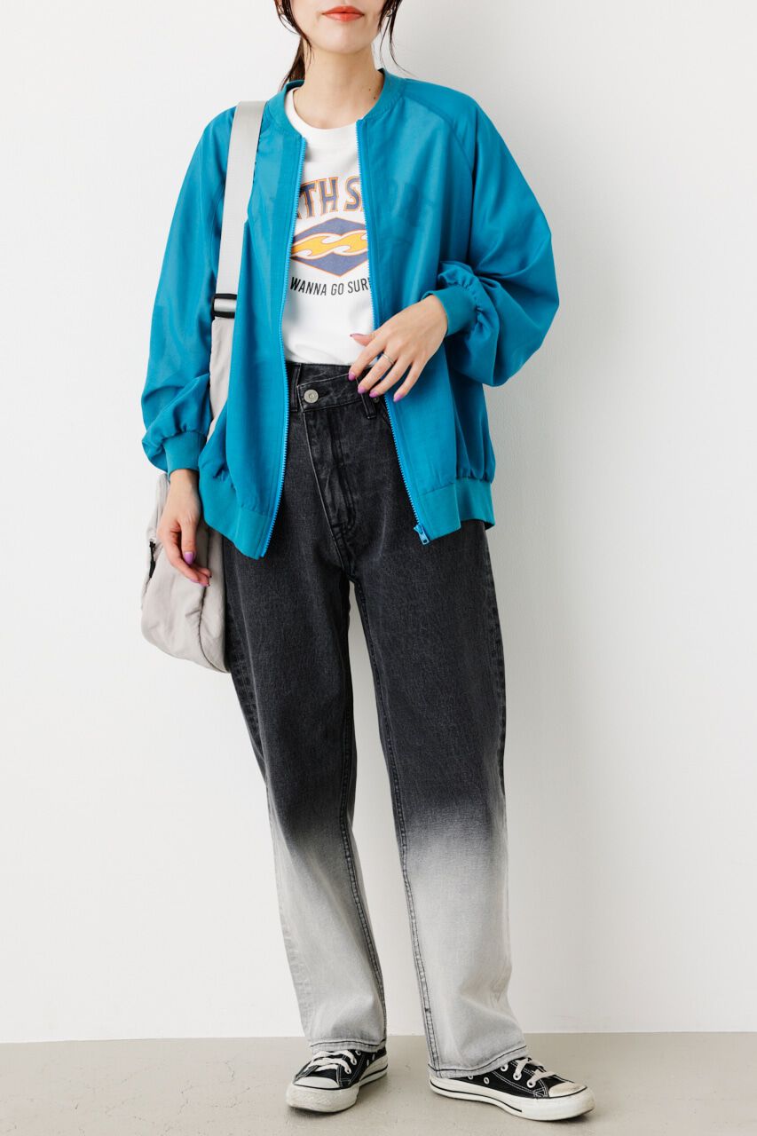 RODEO CROWNS「ボリュームスリーブシアーブルゾン」|ブルゾン・スタジャン|