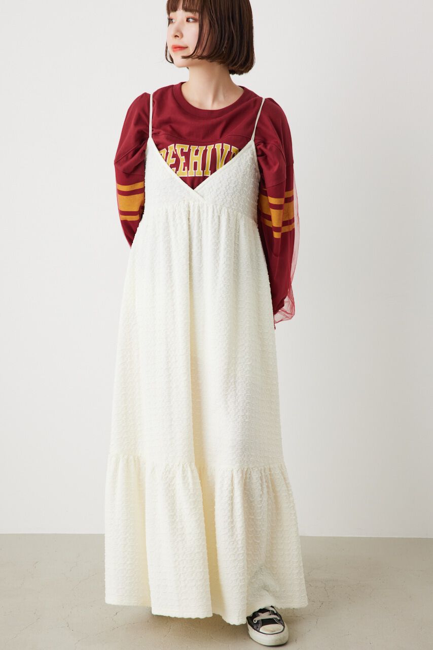 RODEO CROWNS「膨れジャガードキャミワンピース」|ワンピース|